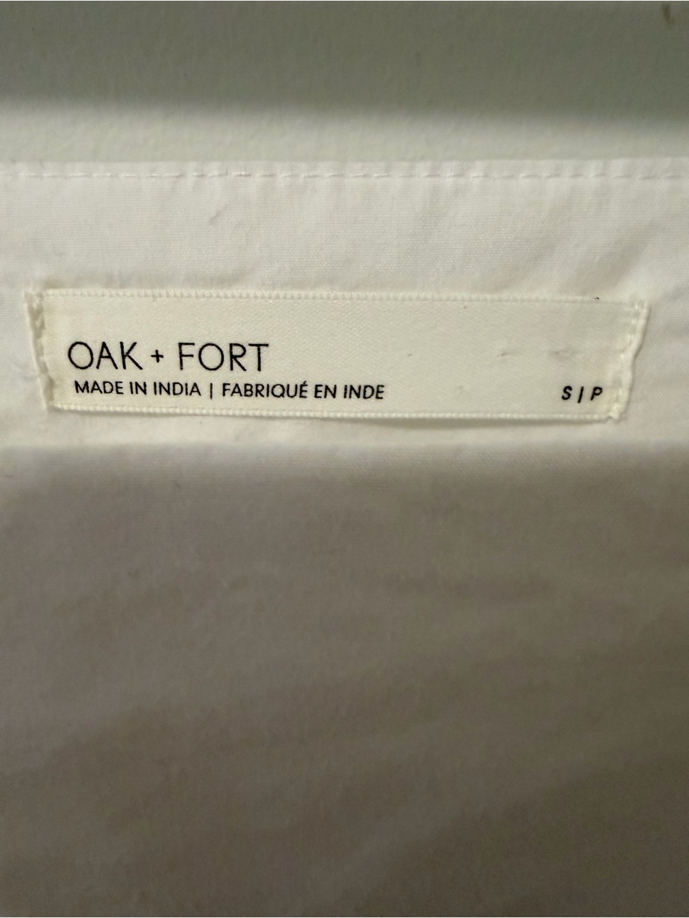 Oak + Fort White Puff Sleeve Mini Dress Sz S Coquette Flirty Romantic Festival - Picture 4 of 8